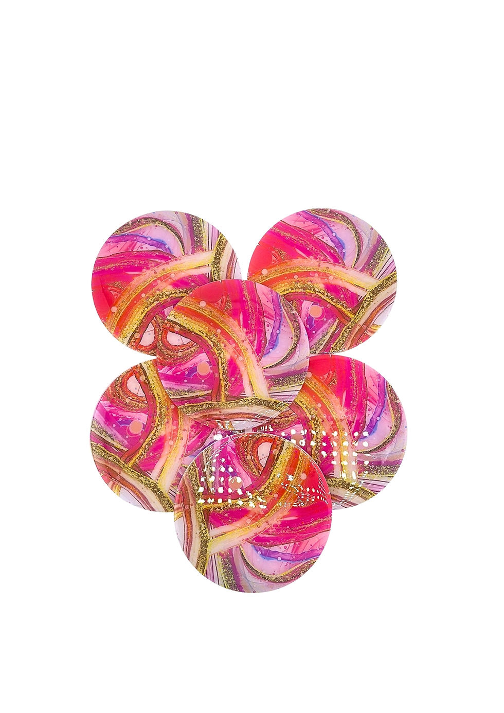 Miniature : Sous-verres "Passion Framboise"