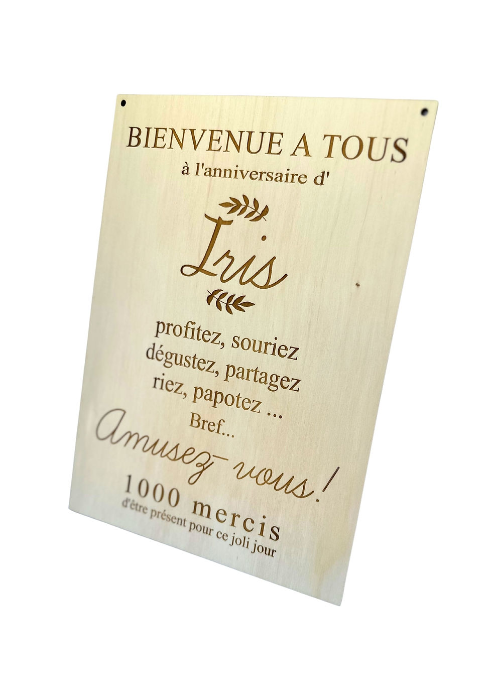 Miniature : Pancarte  - Bienvenue à tous - personnalisable pour tout les évènements