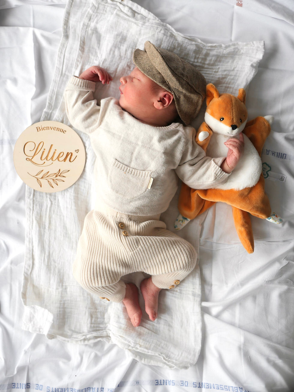 Miniature : carte en bois bébé