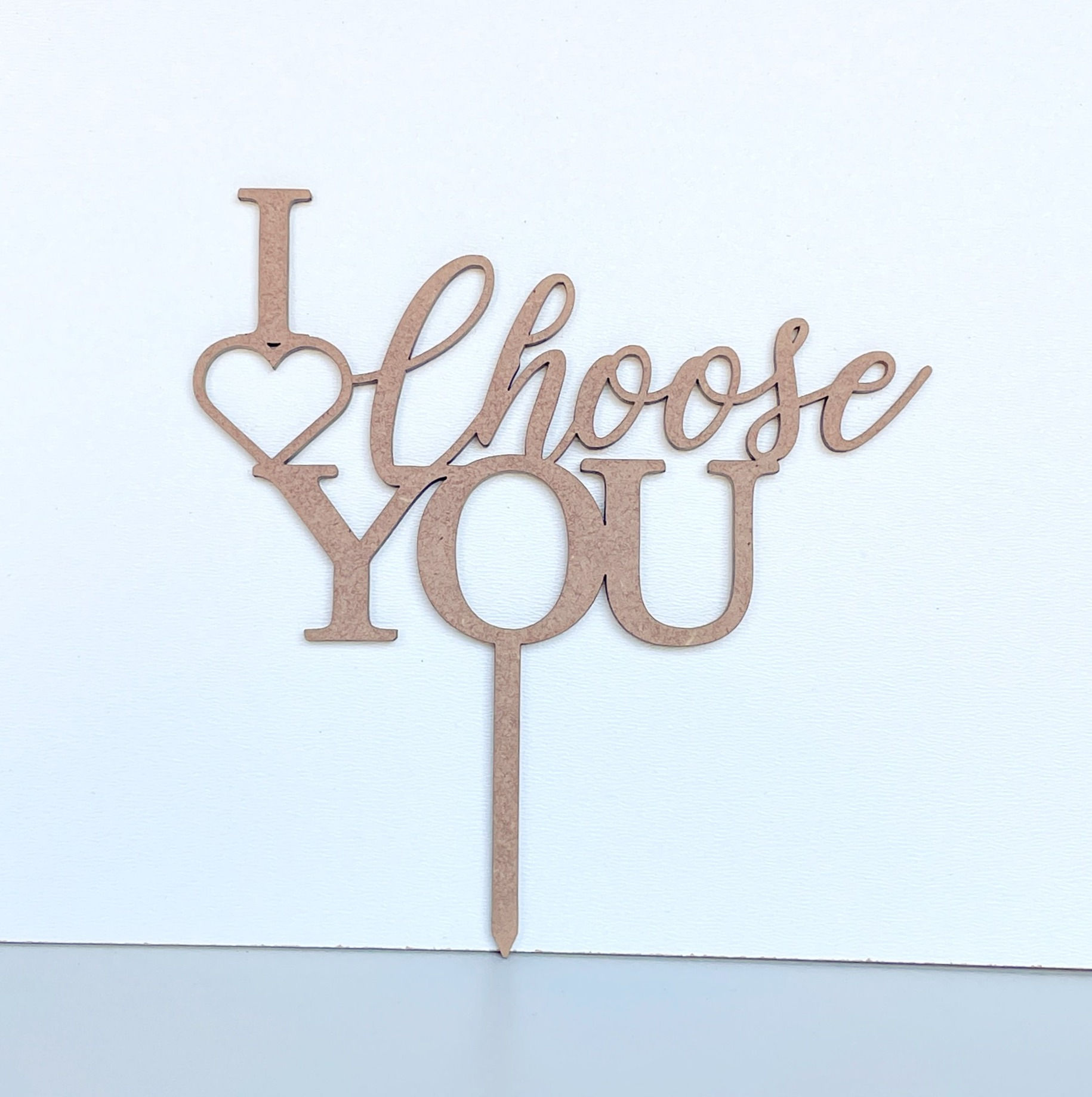 Cake topper - I Choose You -