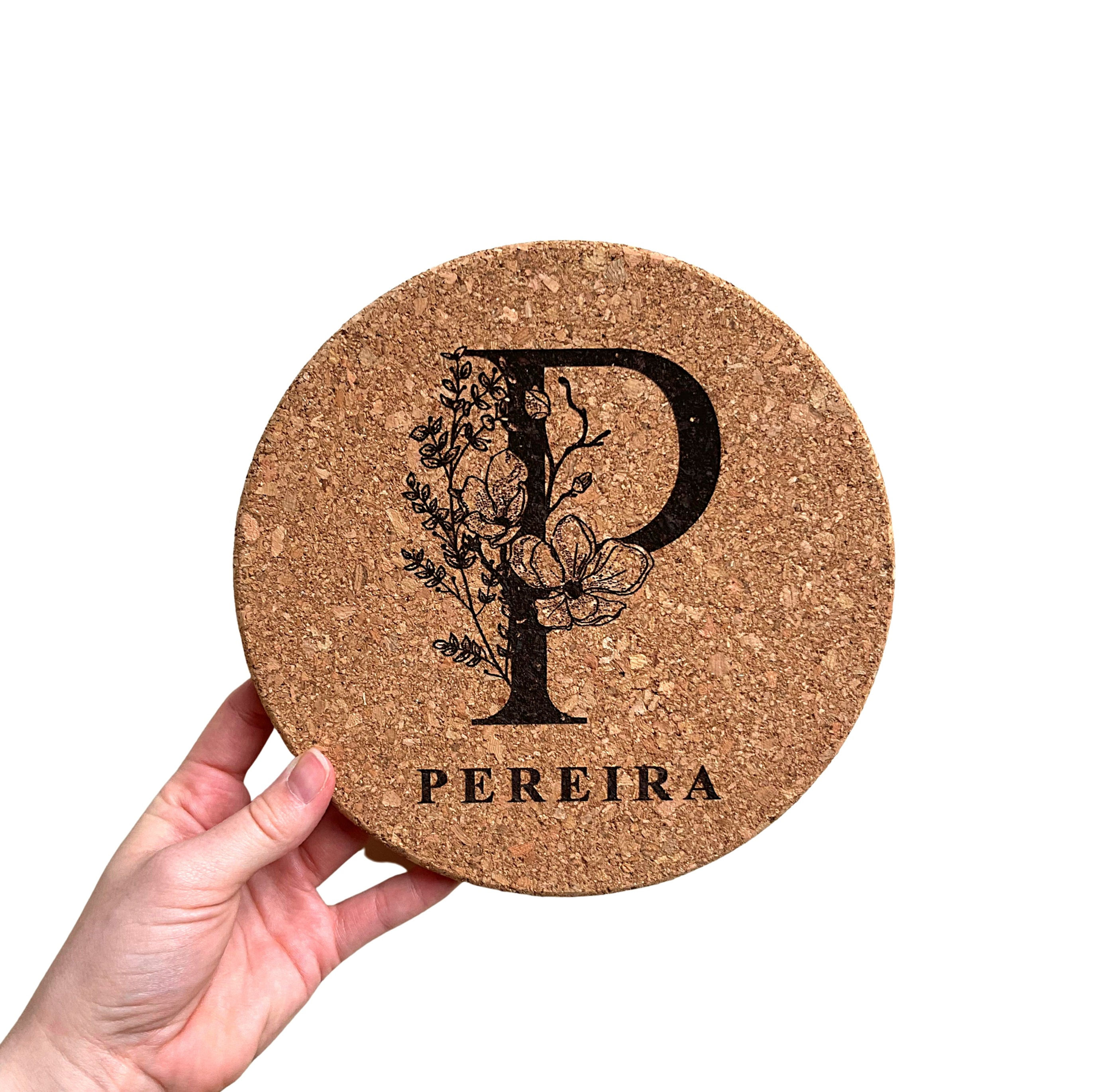 Dessous de plat en liège - Lettrine-