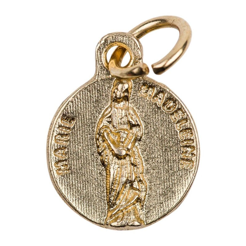 Médaille dorée de sainte Marie-Madeleine 1,2 cm – Boutique Mariam Saint-Maximin
