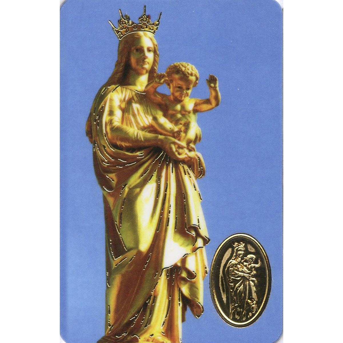 Carte de prière à Notre Dame de la Garde