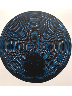 Reduction Lino print Polaris