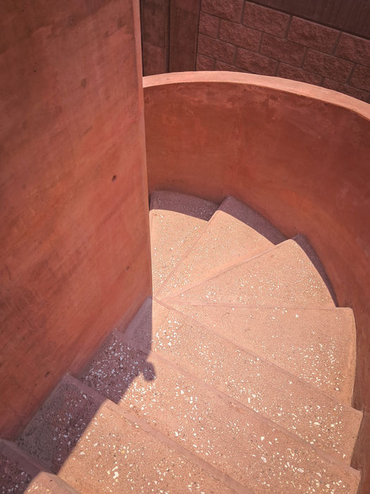 Mexican Architecture, sustainable architecture, passive architecture, light and shadow play, texture, concrete architecture, low cost architecture, civic architecture, social architecture, AIDIA STUDIO, vaults, Oaxaca architecture, craft architecture, concrete lattice, public architecture, community architecture, pigmented concrete