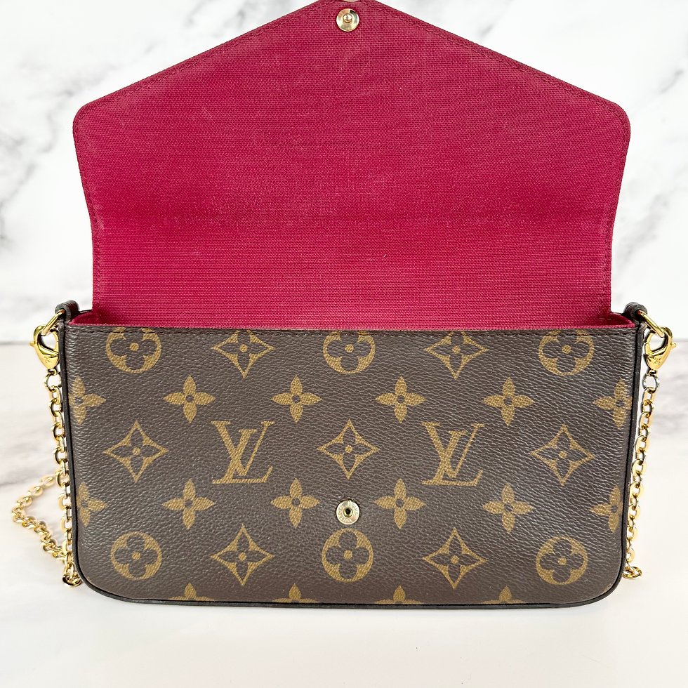 Thumbnail: Louis Vuitton Felicie Pochette Monogram Microchi
