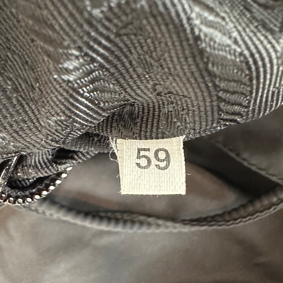 Thumbnail: Prada Double Front Pocket Backpack Small  Black 