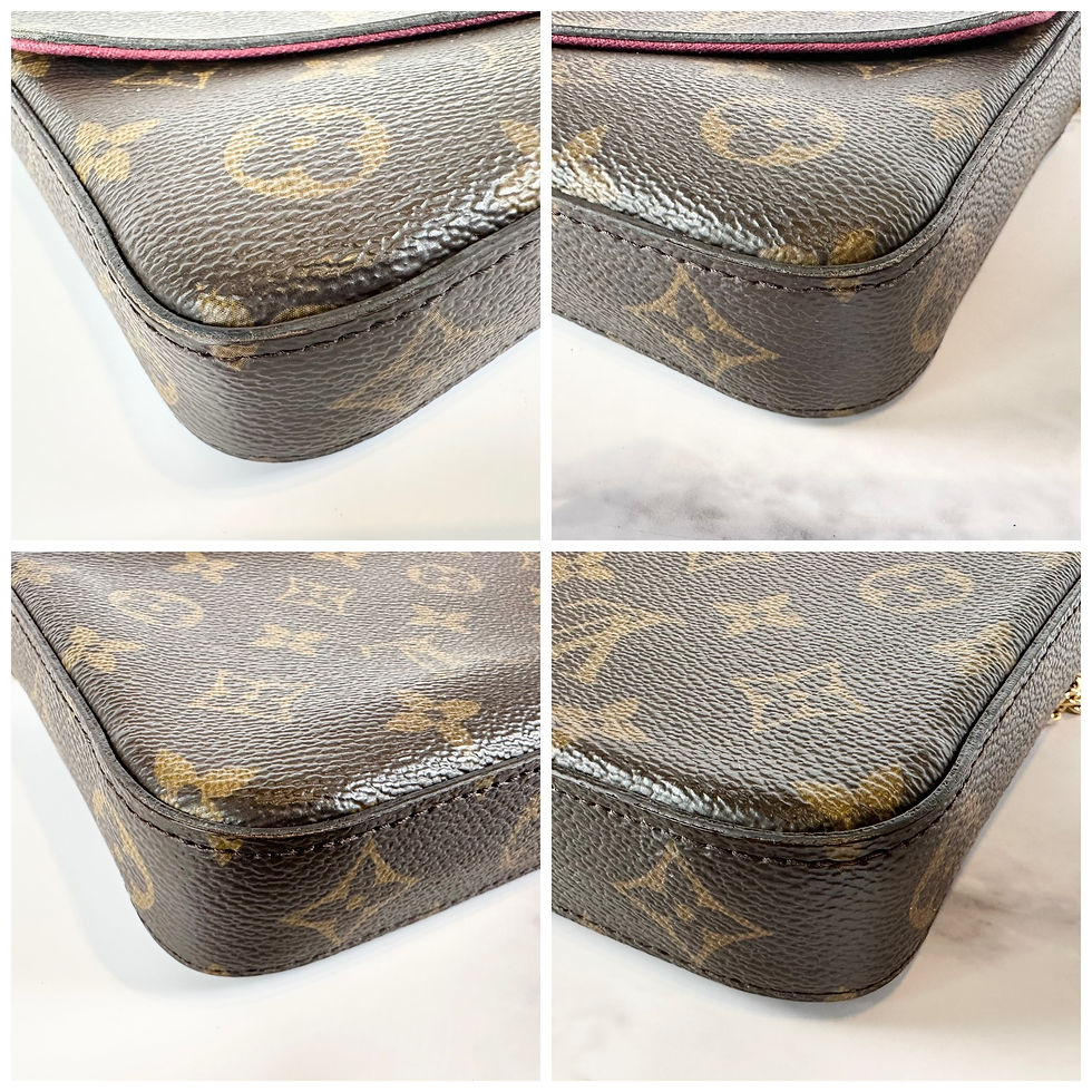 Thumbnail: Louis Vuitton Felicie Pochette Monogram Microchi