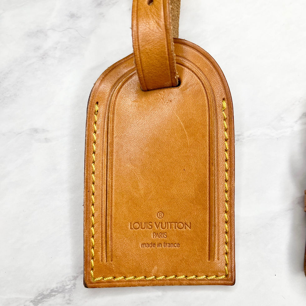 Thumbnail: Louis Vuitton Luggage Tag & Poignet