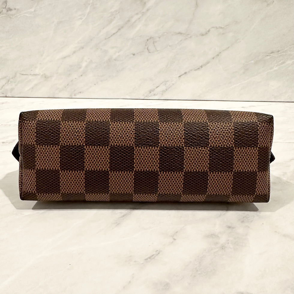 Thumbnail: Louis Vuitton Cosmetic Pouch Damier Ebene Microchip