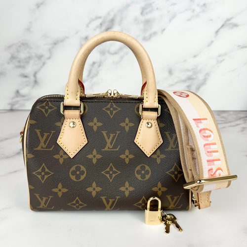 Louis Vuitton Speedy 20 Bandouliere Monogram Microchip | RetailReviver