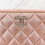 Thumbnail: Chanel Glitter Zip Around Wallet Pink