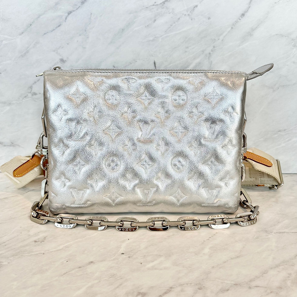 Thumbnail: Louis Vuitton Coussin PM Silver Microchip