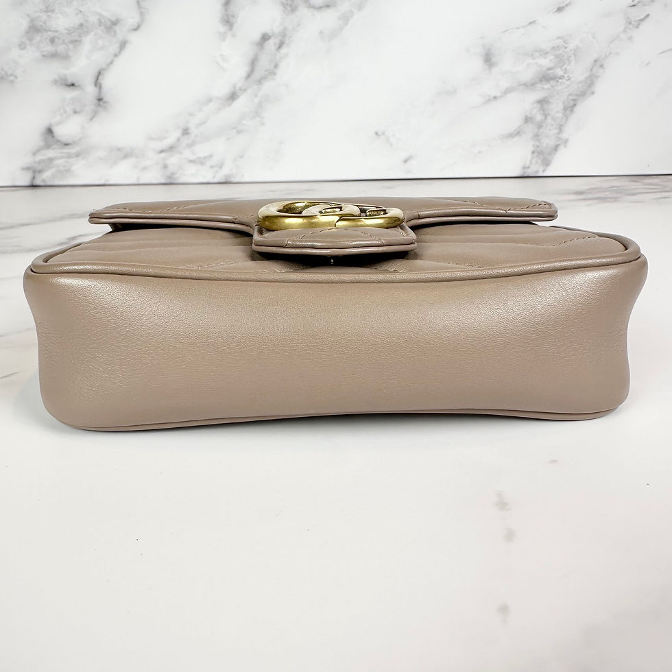 Thumbnail: Gucci Marmont Super Mini Dusty Pink