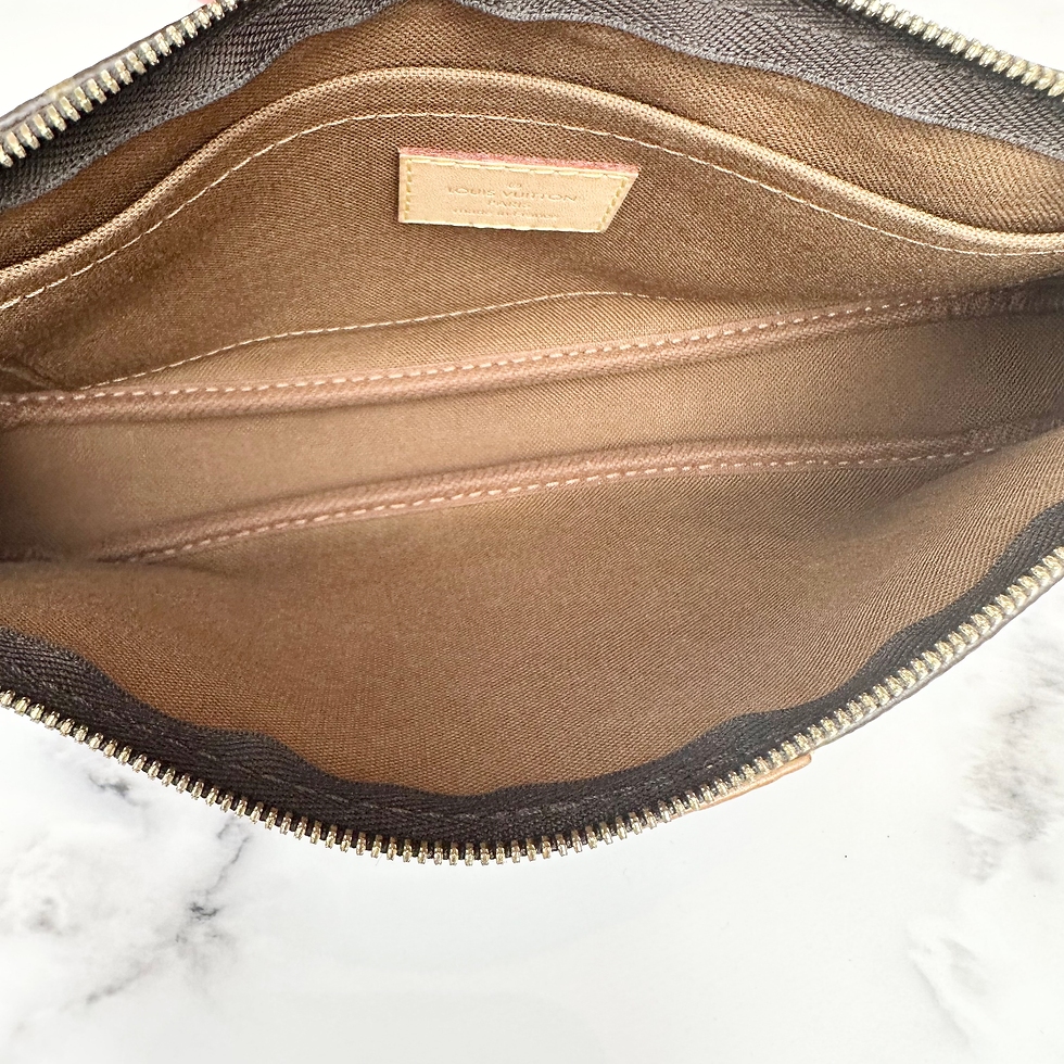 Thumbnail: Louis Vuitton Multi Pochette Accessories Khaki SR0221 SR0211