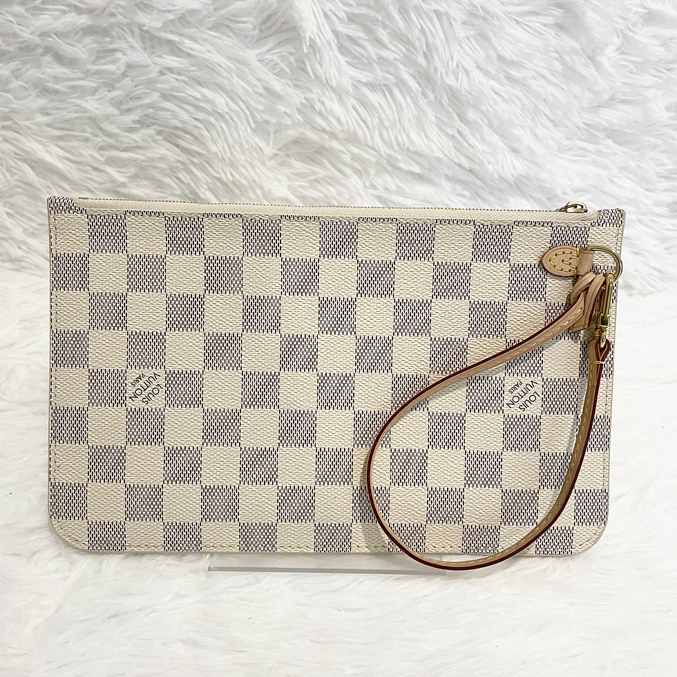 Thumbnail: Louis Vuitton Neverfull MM Pouch Damier Azur SD3118 
