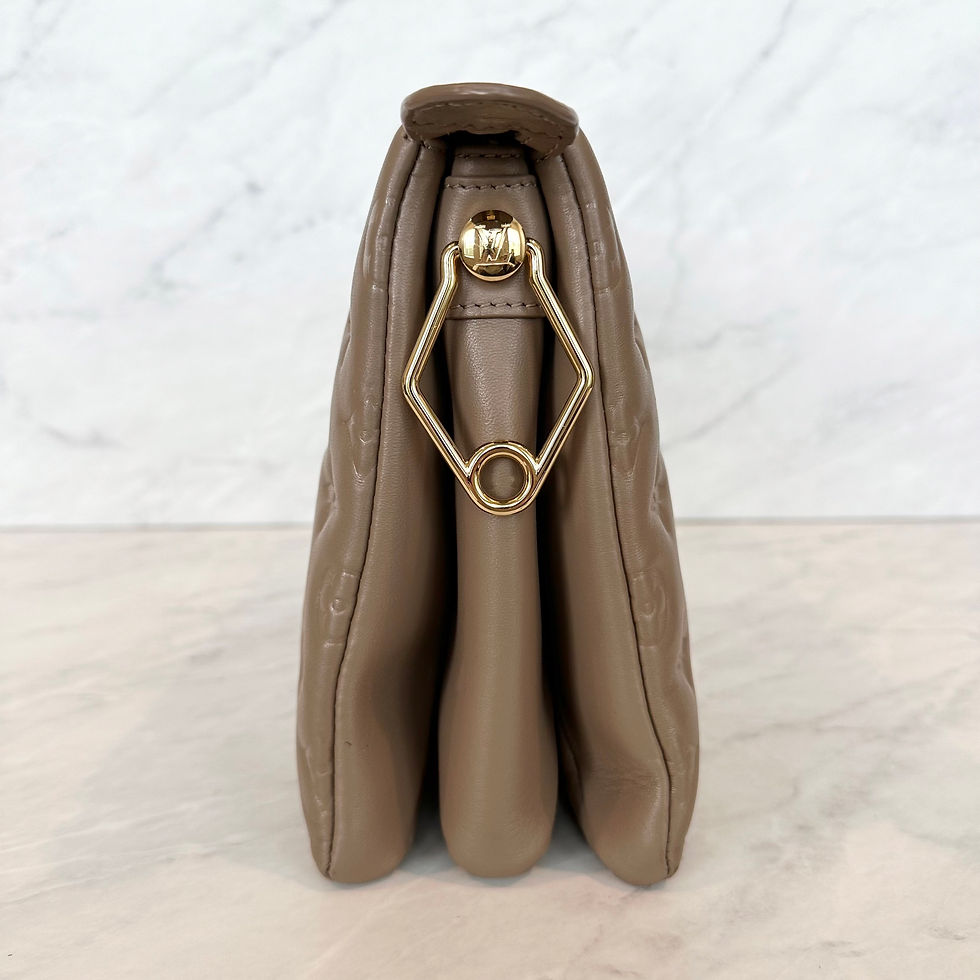 Thumbnail: Louis Vuitton Coussin PM Taupe Microchip
