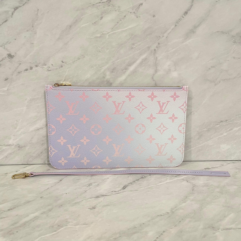 Thumbnail: Louis Vuitton Neverfull MM Pouch Sunrise Pastel
