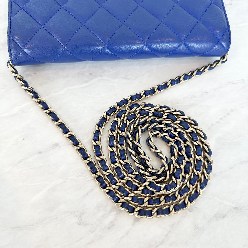Thumbnail: Chanel WOC Blue 1803315