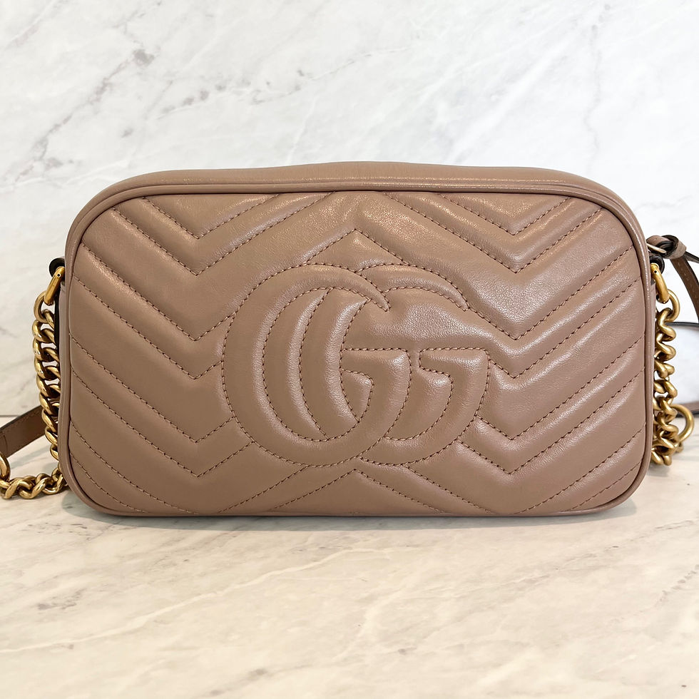 Thumbnail: Gucci GG Marmont Matelassé Small Dusty Pink