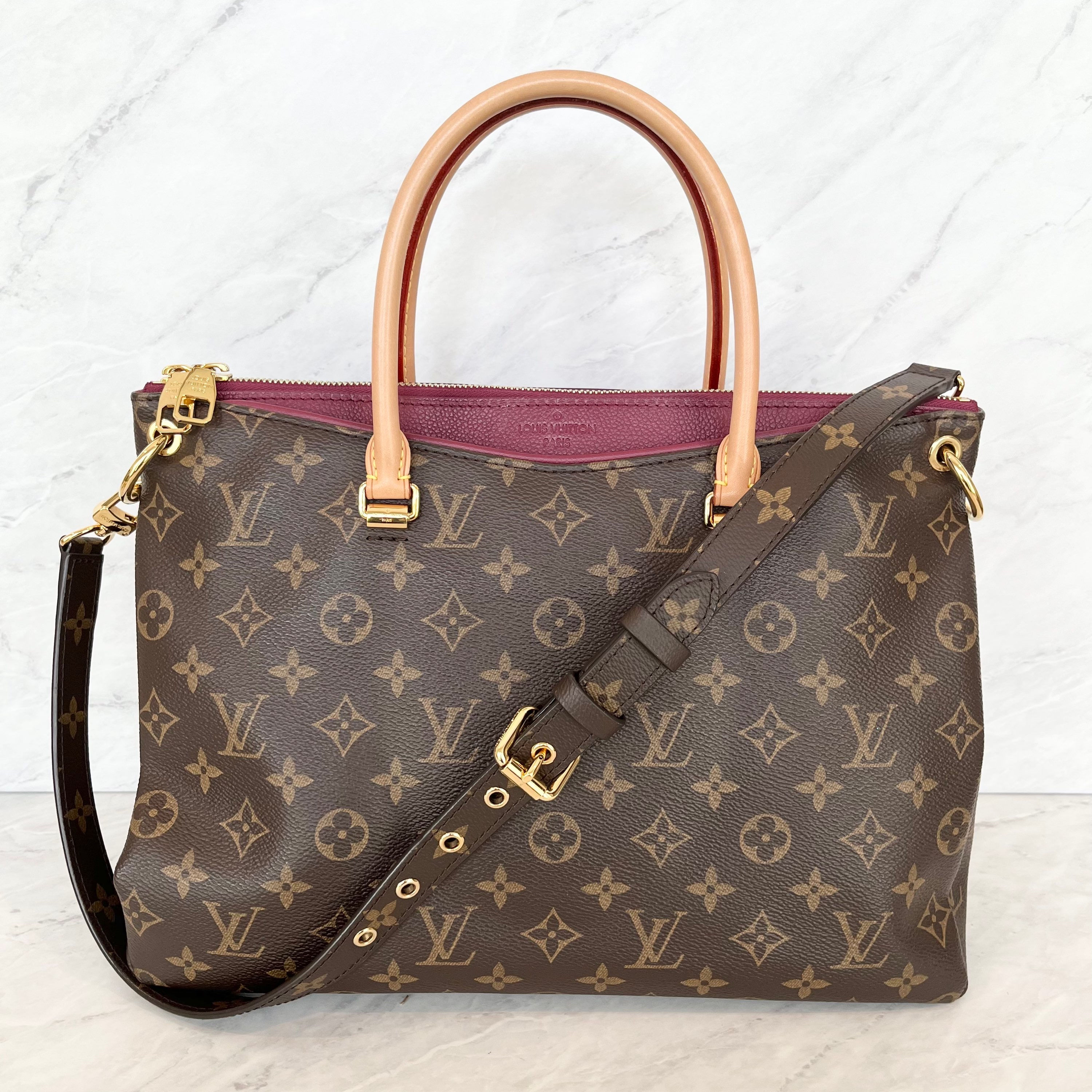 Louis Vuitton Pallas Tote Aurore SN1164