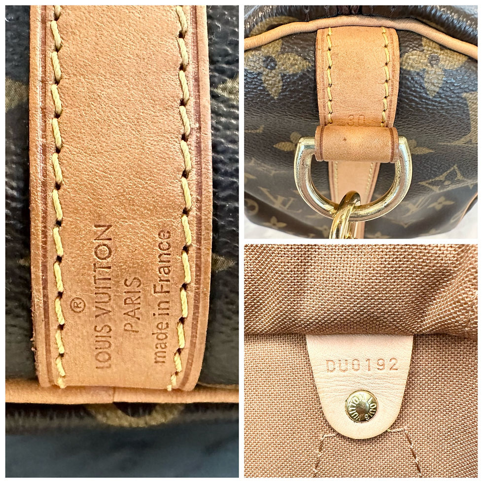 Thumbnail: Louis Vuitton Speedy 30 Bandouliere Monogram DU0192