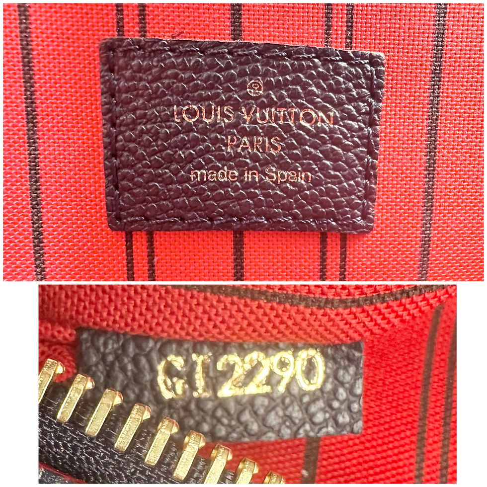 Thumbnail: Louis Vuitton Pochette Métis Marine Rouge GI2290