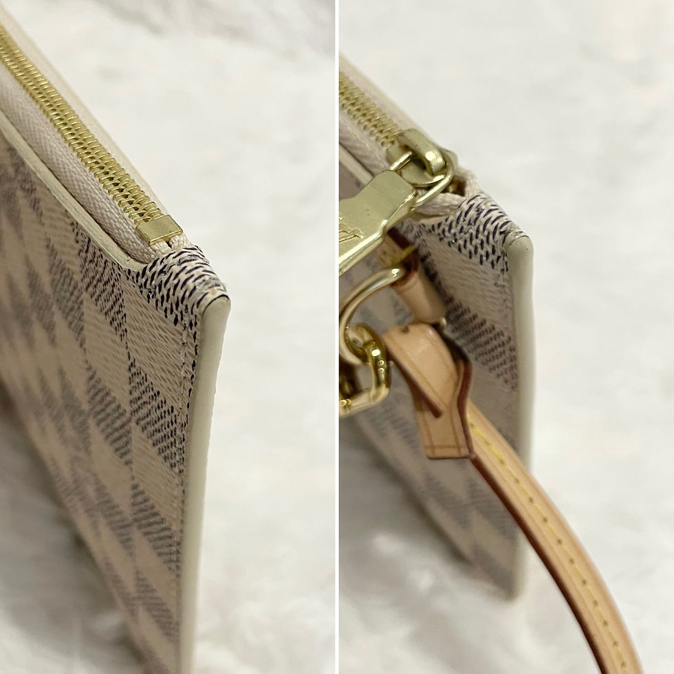 Thumbnail: Louis Vuitton Neverfull MM Pouch Damier Azur SD3118 