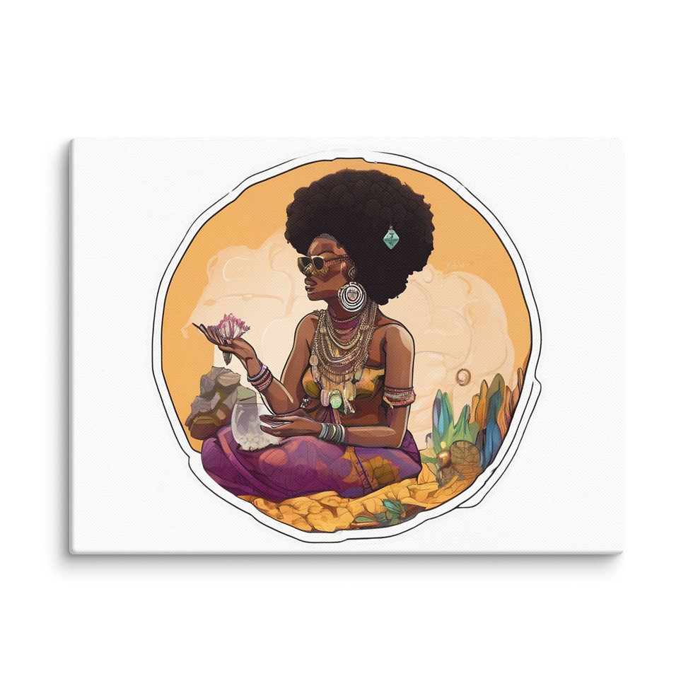 Thumbnail: Flower Child Canvas