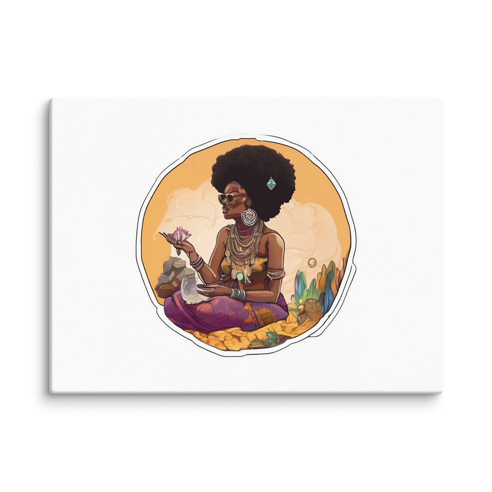 Thumbnail: Flower Child Canvas