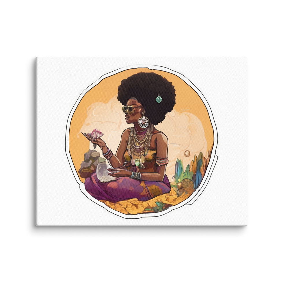 Thumbnail: Flower Child Canvas