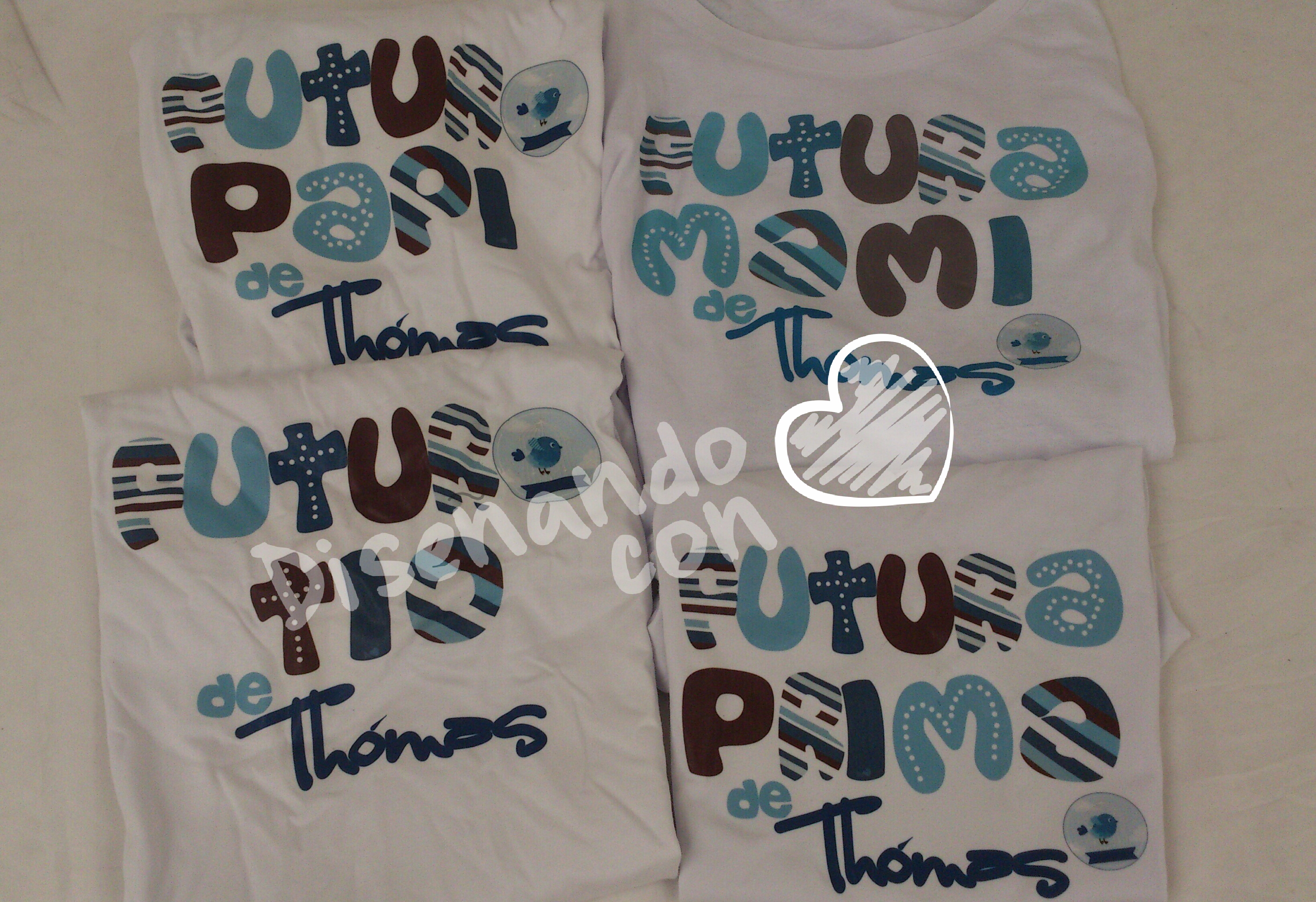 playeras personalizadas para baby shower