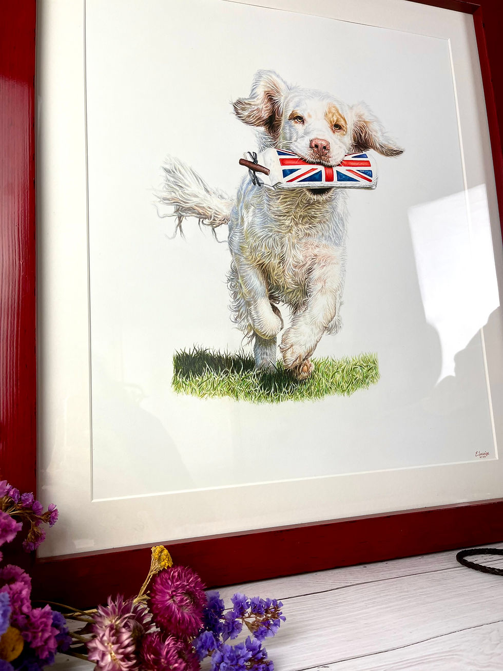 Thumbnail: Original - 'Great British Gundog' Framed