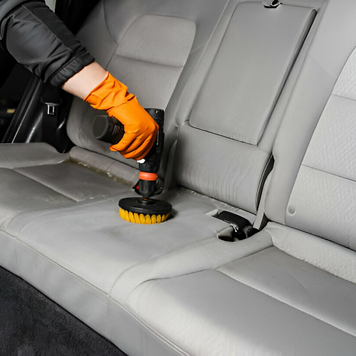 Car Seat being Shampooed