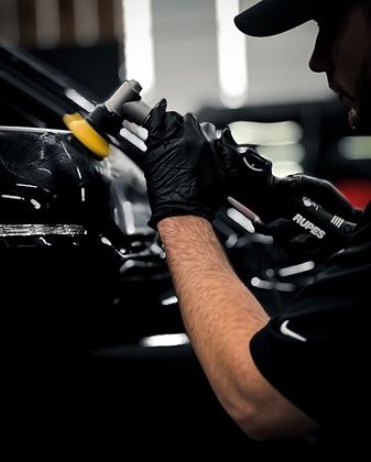 Steering Wheel being Detailed