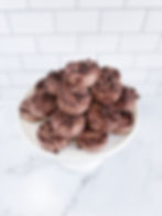 Cookie Dough flavored Oreos dipped in chocolate