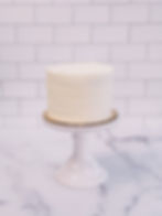 Thumbnail: 4" simple smash cake for baby's first birthday