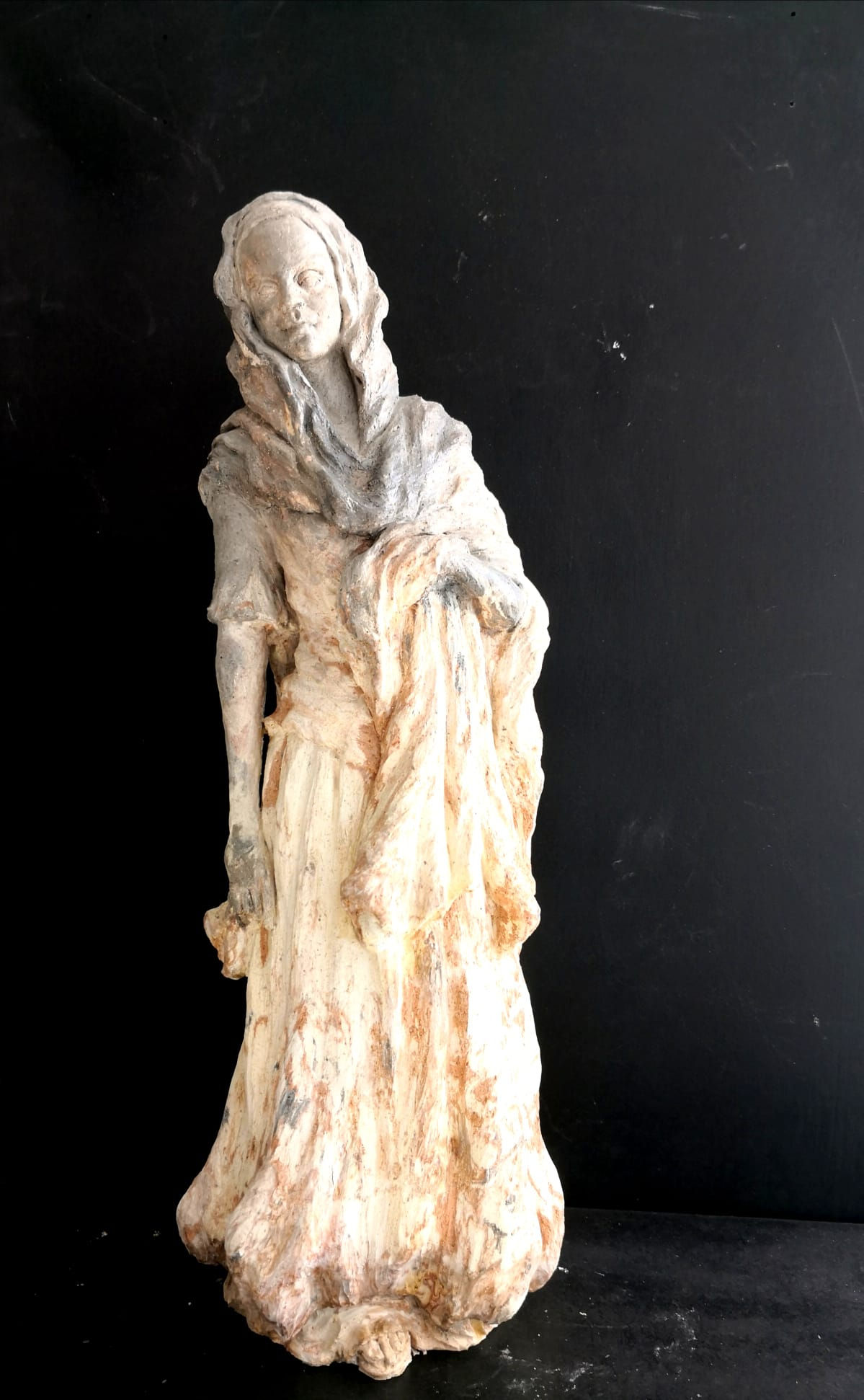 Femme dans le marché d'Harar, 40x25x25 cm