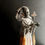 Miniature : Jeune prêtre à Lalibela, sculpture en céramique, 30x 25x30 cm