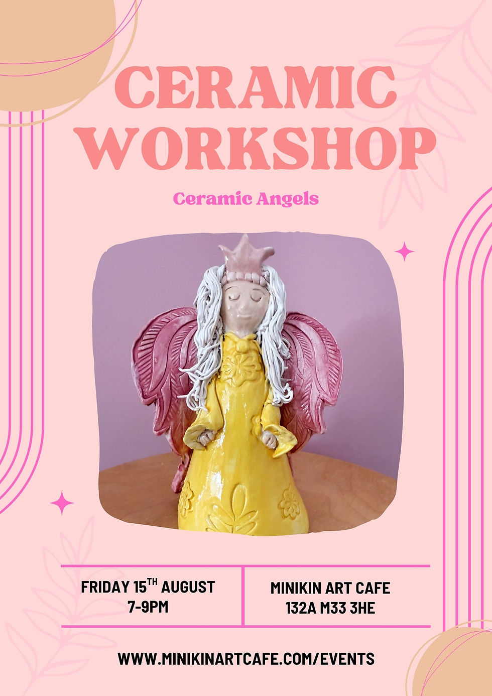 Clay Handbuilding 2 Part Workshop - Angels