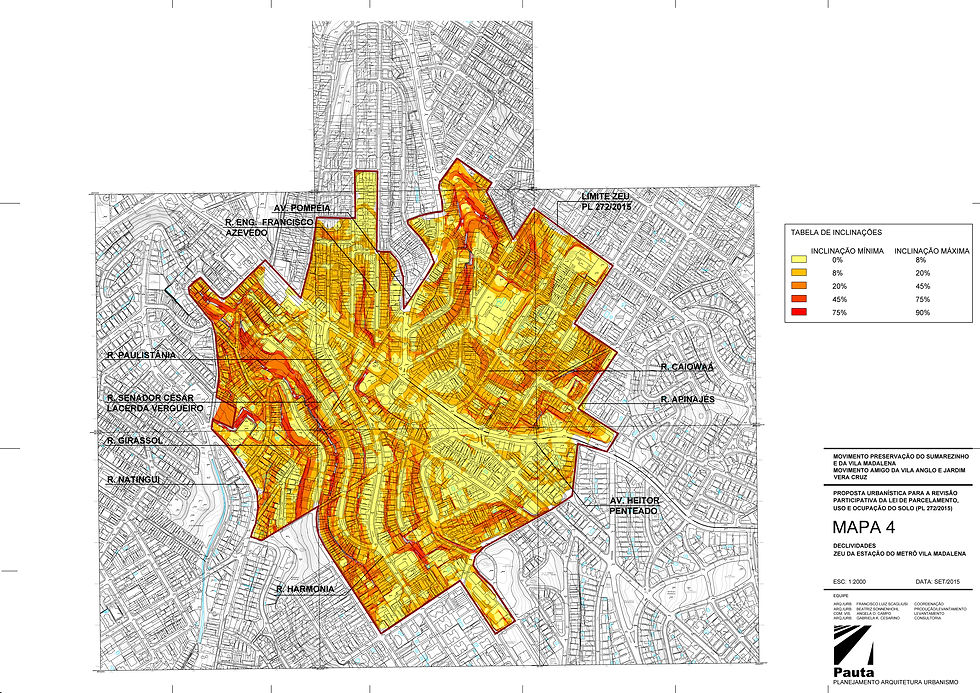 MAPA 4 – DECLIVIDADES