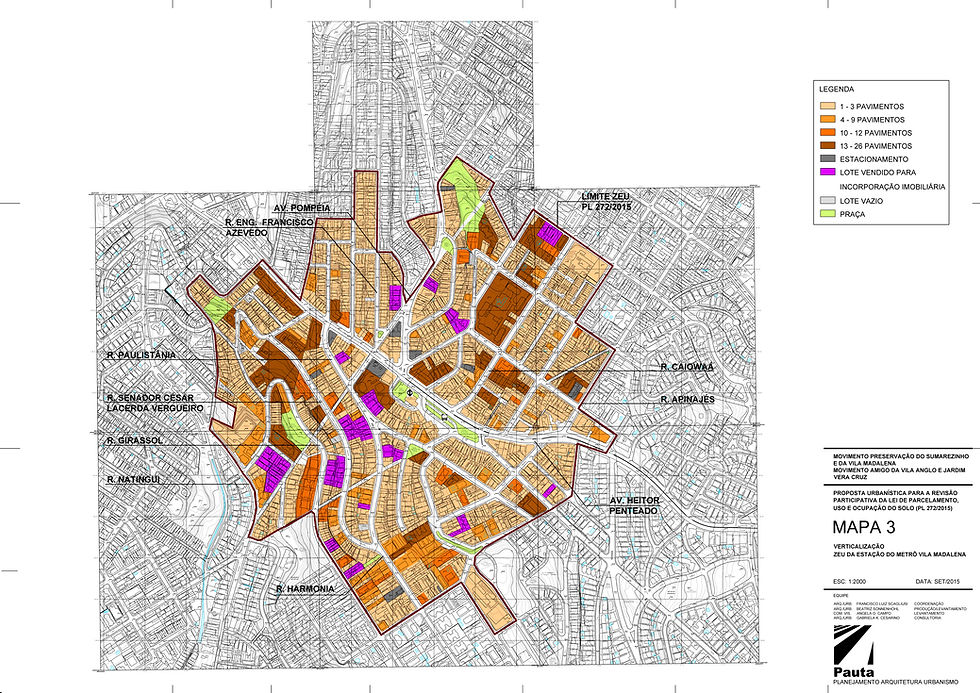 MAPA 3 – VERTICALIZAÇÃO