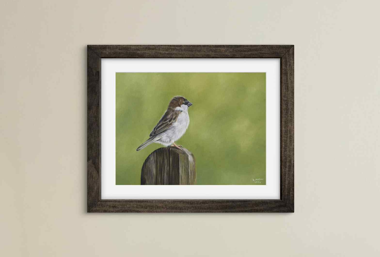 "Watching the world go by" Print