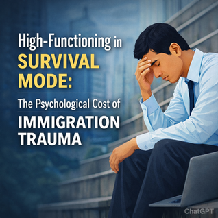 Survival can look like success on the outside, while the nervous system quietly carries the invisible weight of immigration trauma.