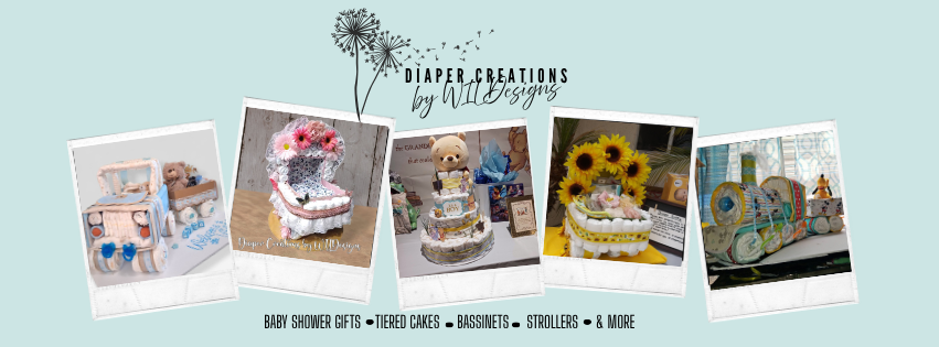 Local Business Spotlight: Diaper Creations by WILDesigns-Unique Custom Baby Shower Gifts