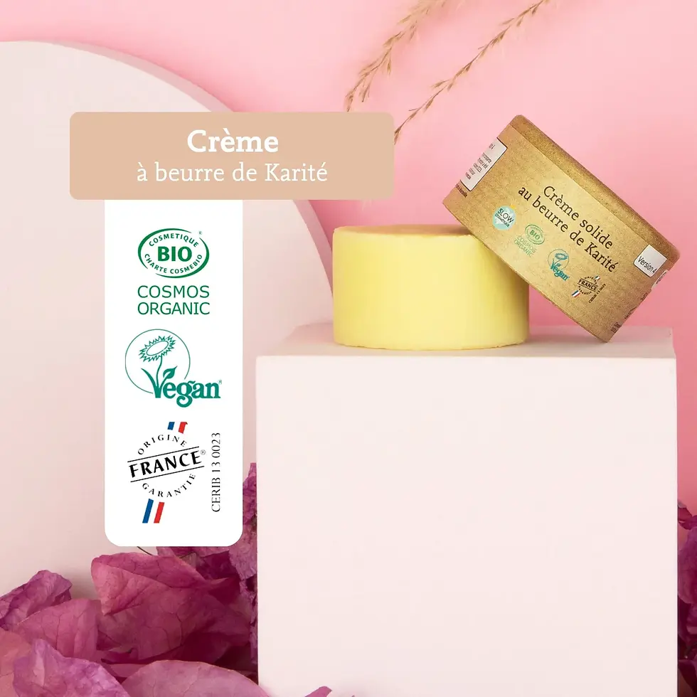 COMME AVANT - Crème solide Bio hydratante au beurre de karité pour peaux sèches