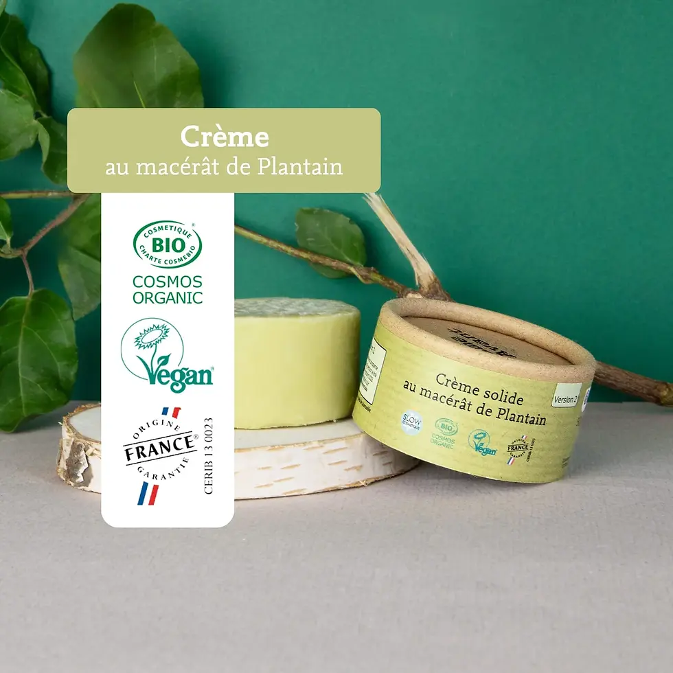 Miniature : COMME AVANT - Crème solide Bio hydratante au macérât de plantain pour apaiser des sensations de démangeaison