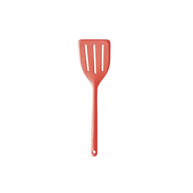 Miniature : Mastrad - Spatule ajourée retourneur en silicone rouge