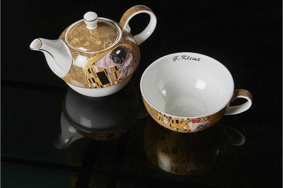 Miniature : SOCADIS, théière célibataire Collection Le Baiser de Klimt