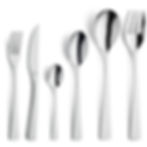 AMEFA - Ménagère Livia 49 couverts en inox avec couverts à salade